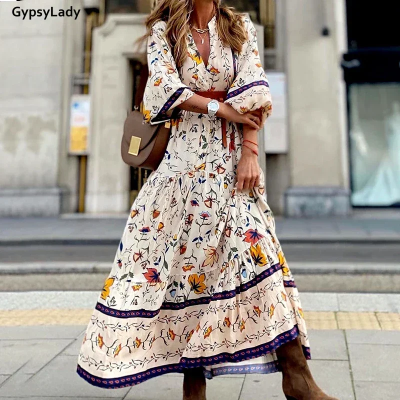 Винтажное платье-макси GypsyLady с цветочным принтом, праздничное женское платье с длинным рукавом-фонариком, сексуальное женское пляжное платье с глубоким V-образным вырезом и оборками, новинка
Винтажное платье-макси GypsyLady с цветочным принтом, праздничное женское платье с длинным рукавом-фонариком, сексуальное женское пляжное платье с глубоким V-образным вырезом и оборками, новинка