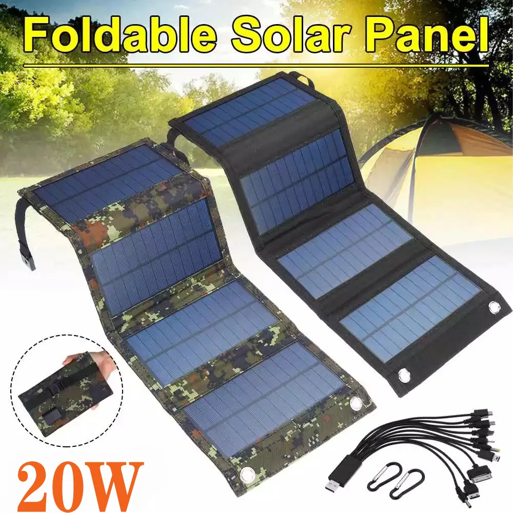 Solar Panel 20W Solar Folding Bag Solar Panel Solar Charging Board Portable Charging Board
Solar Panel 20W Solar Folding Bag Solar Panel Solar Charging Board Portable Charging Board