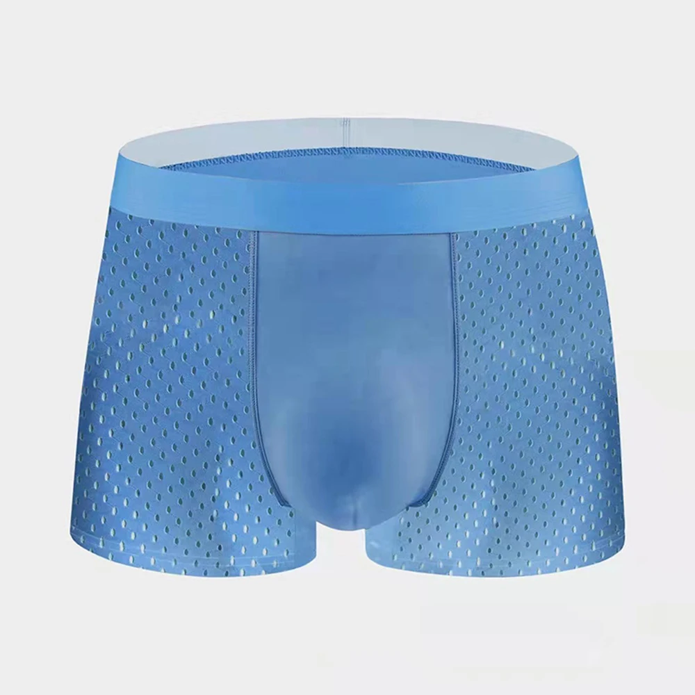 Ice Silk Boxer Briefs Man Breathable Bulge Pouch Panties Semaless Underpant Quick-drying Underwear Male Comfy Short Pants Undies
Ice Silk Boxer Briefs Man Breathable Bulge Pouch Panties Semaless Underpant Quick-drying Underwear Male Comfy Short Pants Undies