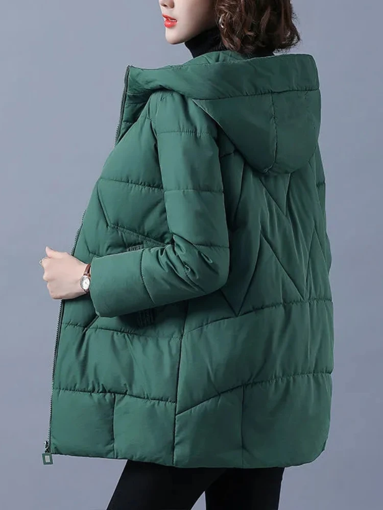 

Новинка 2023, женская зимняя куртка, Длинные теплые парки, женское утепленное пальто, парка с хлопковой подкладкой, куртка с капюшоном, женская верхняя одежда