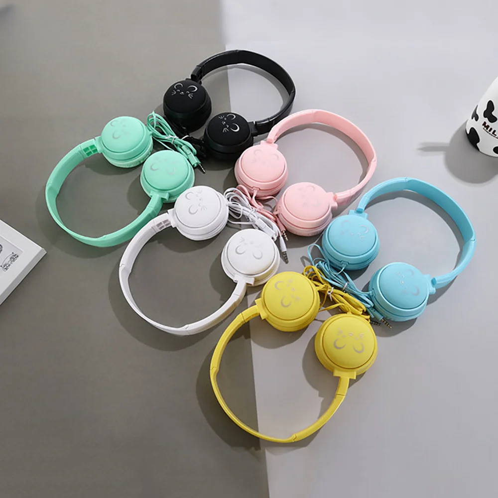 Cute Girls Children Earphones with Microphone 3.5mm Jack 3D Stereo Music Wired Headphones Game Headset for Phone Computers
Cute Girls Children Earphones with Microphone 3.5mm Jack 3D Stereo Music Wired Headphones Game Headset for Phone Computers