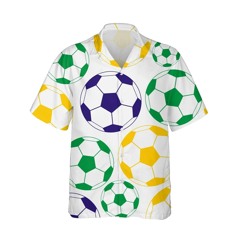 

Футболка мужская с 3d принтом, модная гавайская рубашка с коротким рукавом, Повседневная пляжная сорочка, однобортная блузка для мальчиков, одежда