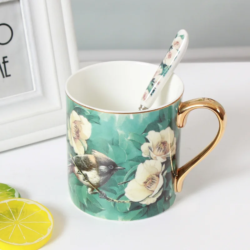 

Британская Европейская керамическая кружка, простая Бытовая чашка для питья, креативная чашка, универсальная кофейная чашка из костяного фарфора, практичная чайная чашка