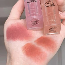 Cappuvini Lip Gloss Korean Makeup Transparent Shell Lipstick Matte Velvet Pink Moisturizing Lasting Cosmetics Maquillaje NEW
Cappuvini Lip Gloss Korean Makeup Transparent Shell Lipstick Matte Velvet Pink Moisturizing Lasting Cosmetics Maquillaje NEW