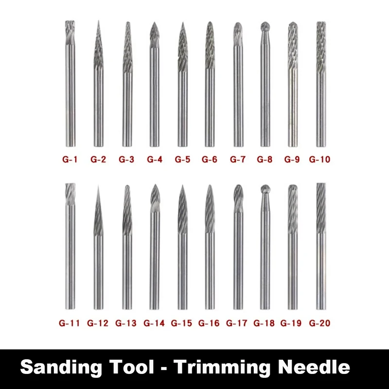 Tungsten Trimming Needle Model Grinding Tool Milling Cutter Rotary File Drill Bit Carbide Grinding Head
Tungsten Trimming Needle Model Grinding Tool Milling Cutter Rotary File Drill Bit Carbide Grinding Head