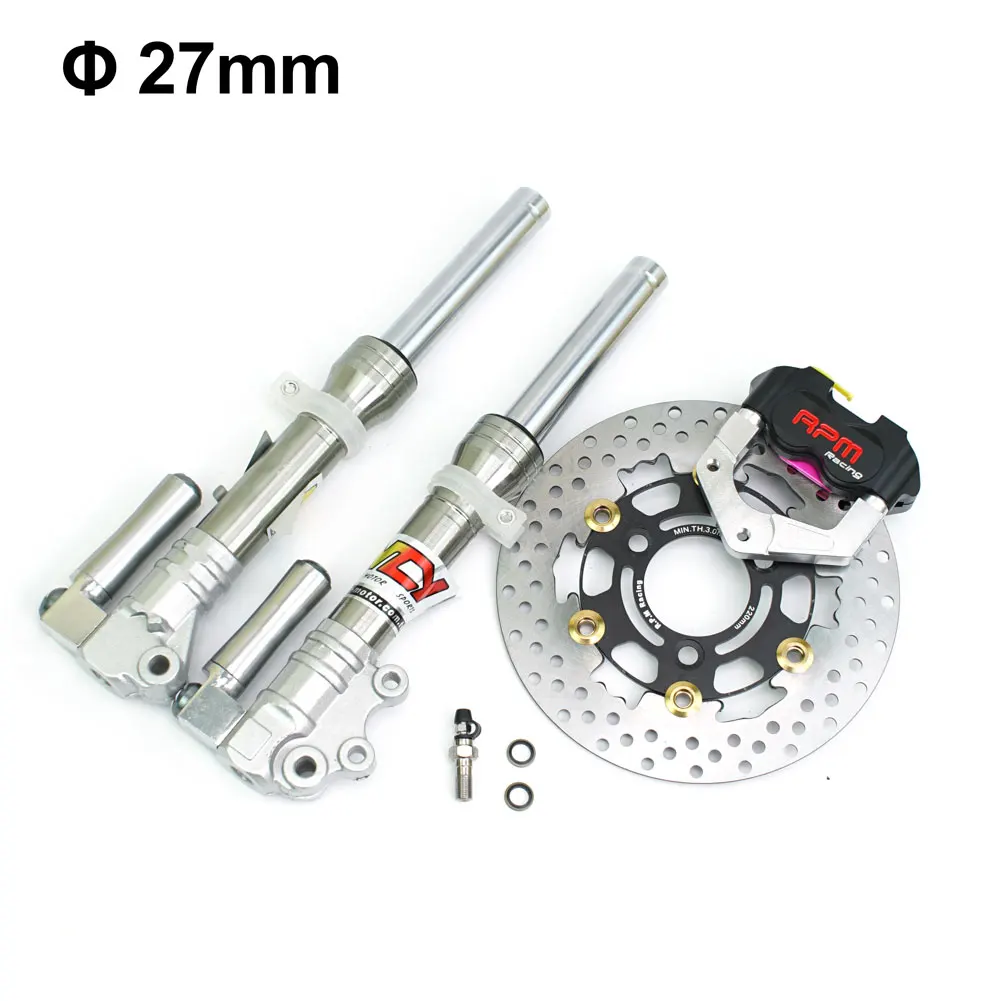 

360MM 27 Core RPM Motorcycle Front Fork Shock Absorber For Yamaha RSZ JOG Niu UQI Scooter BWS Zoomer Gy6 Electric Scooter