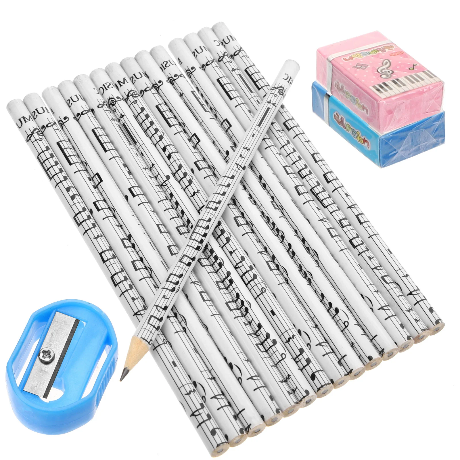 

Keyboard Erasers Bulk Wooden Sharpener Musical Music Manual Crayon Charcoal Girls Sharpeners Piano Note