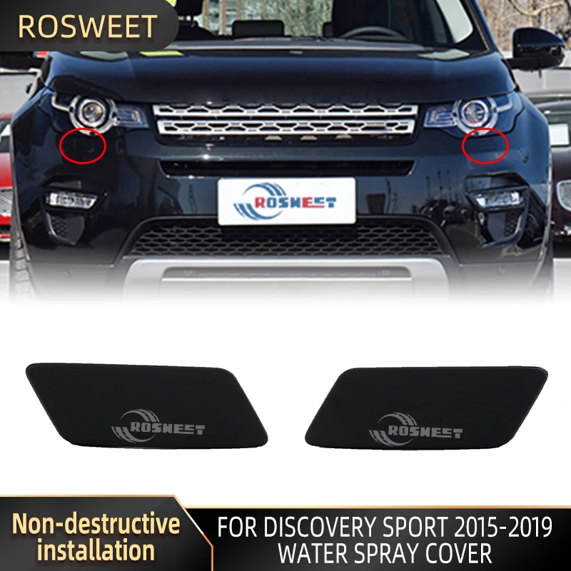 

For Land Rover Discovery Sport 2015-2019 Car Front Bumper Headlight Water Spray Cover