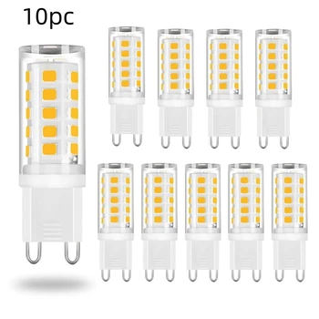 가장 밝은 G9 LED 램프, AC 220V 5W 세라믹 SMD2835 LED 전구, 따뜻하고 차가운 흰색 스포트라이트, 할로겐 조명 교체, 도매, 10 개 상품 이미지