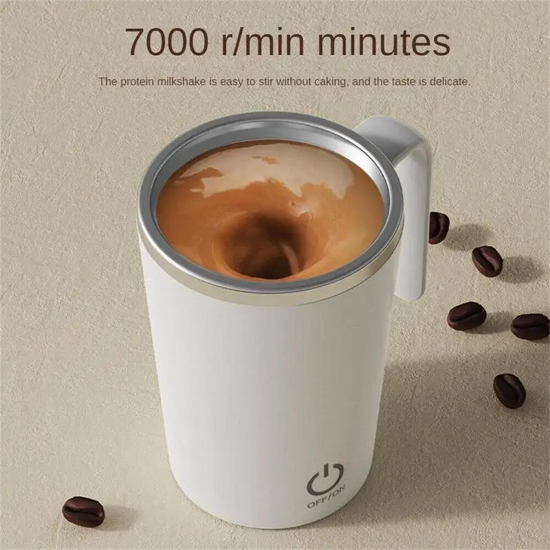 Portable Stainless Steel Coffee Mug Automatic Self Stirring Magnetic Mug 350m Rechargeable Mixer Mug for Coffee Milk Hot Drinks
Portable Stainless Steel Coffee Mug Automatic Self Stirring Magnetic Mug 350m Rechargeable Mixer Mug for Coffee Milk Hot Drinks