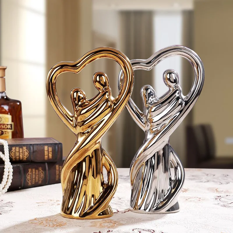 Ceramics Couples Sculpture Home Ornaments Bedroom Dressing Table Art Small Decoration Crafts Friend Wedding Porcelain Gifts
Ceramics Couples Sculpture Home Ornaments Bedroom Dressing Table Art Small Decoration Crafts Friend Wedding Porcelain Gifts