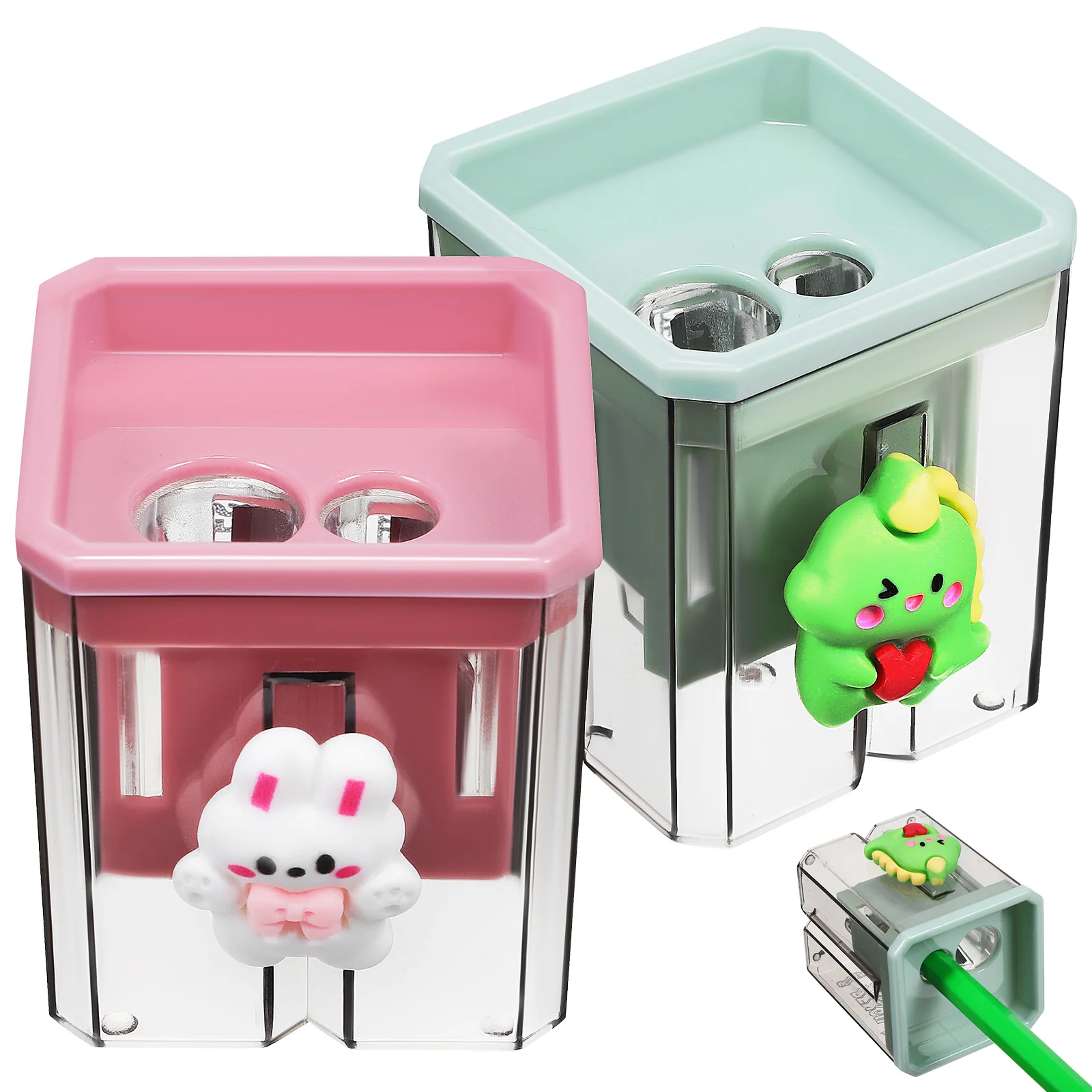 Pencil Sharpeners Dual Holes Manual Pencil Sharpeners Cute Handheld Crayon Sharpener Classroom Prize Office Home Art Supplies
Pencil Sharpeners Dual Holes Manual Pencil Sharpeners Cute Handheld Crayon Sharpener Classroom Prize Office Home Art Supplies