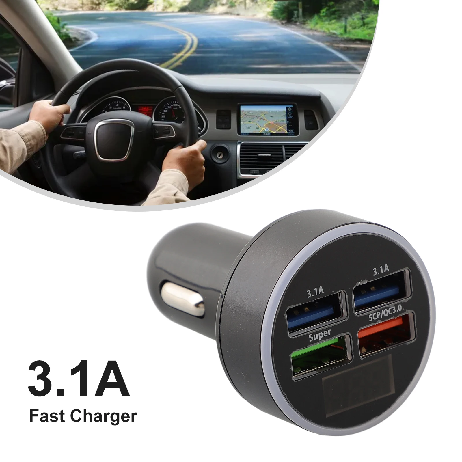 1 PCS Car Car Charger 4 USB Ports Cigarette Lighter Socket Universal Car Quick Socket Adapter Car Fast Car Charger 5V 3.1A
1 PCS Car Car Charger 4 USB Ports Cigarette Lighter Socket Universal Car Quick Socket Adapter Car Fast Car Charger 5V 3.1A