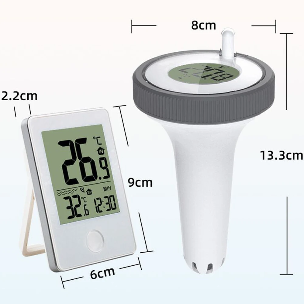 

Digital Swimming Pool Thermometer Floating Outdoor Wireless Floating Temperature Gauge Used For Swimming Pool Bathrooms Aquarium