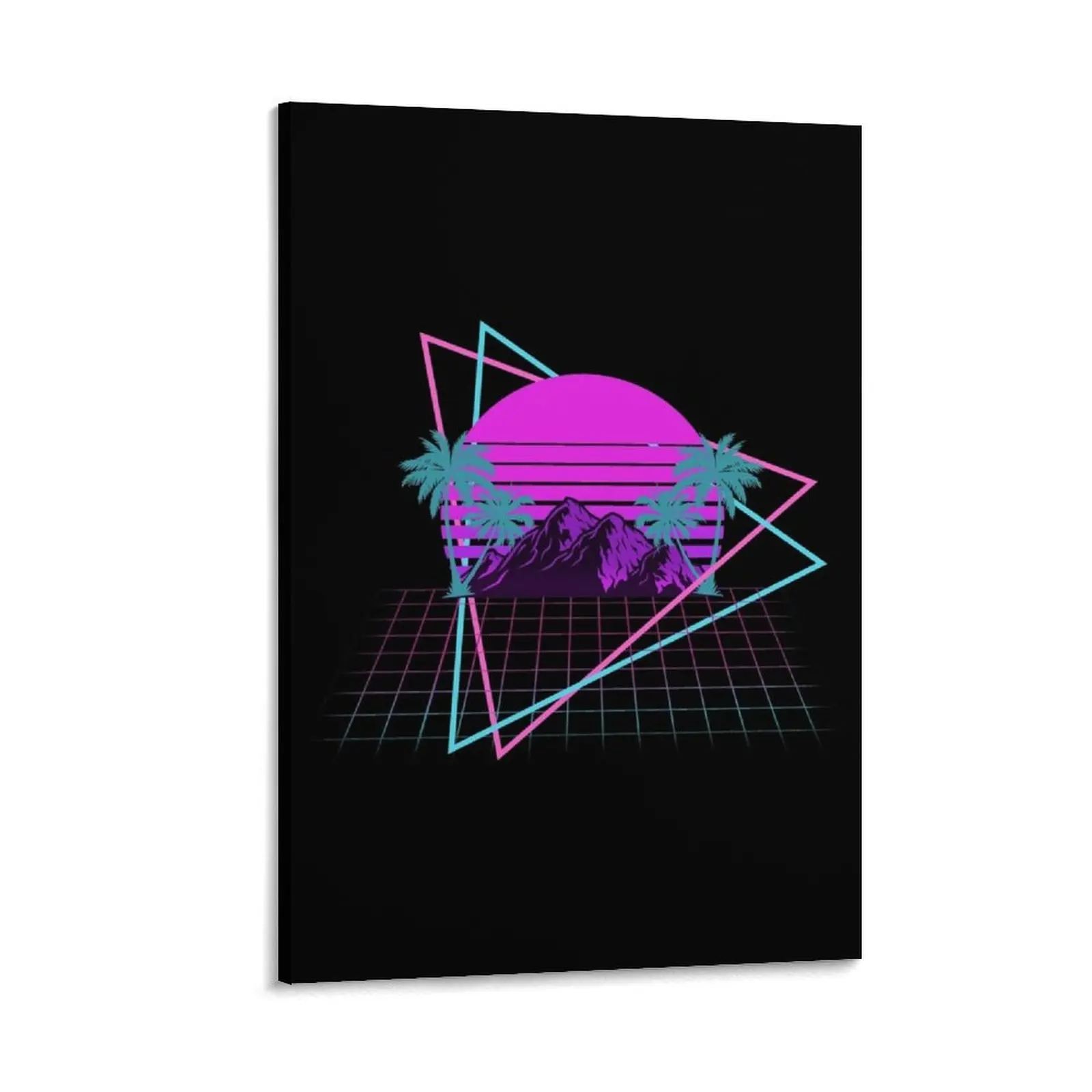 Retro 1990s 1980s Sunset Palm Tree Beach Mountains Vaporwave Canvas Painting wall decoration paintings Posters on the wall
Retro 1990s 1980s Sunset Palm Tree Beach Mountains Vaporwave Canvas Painting wall decoration paintings Posters on the wall