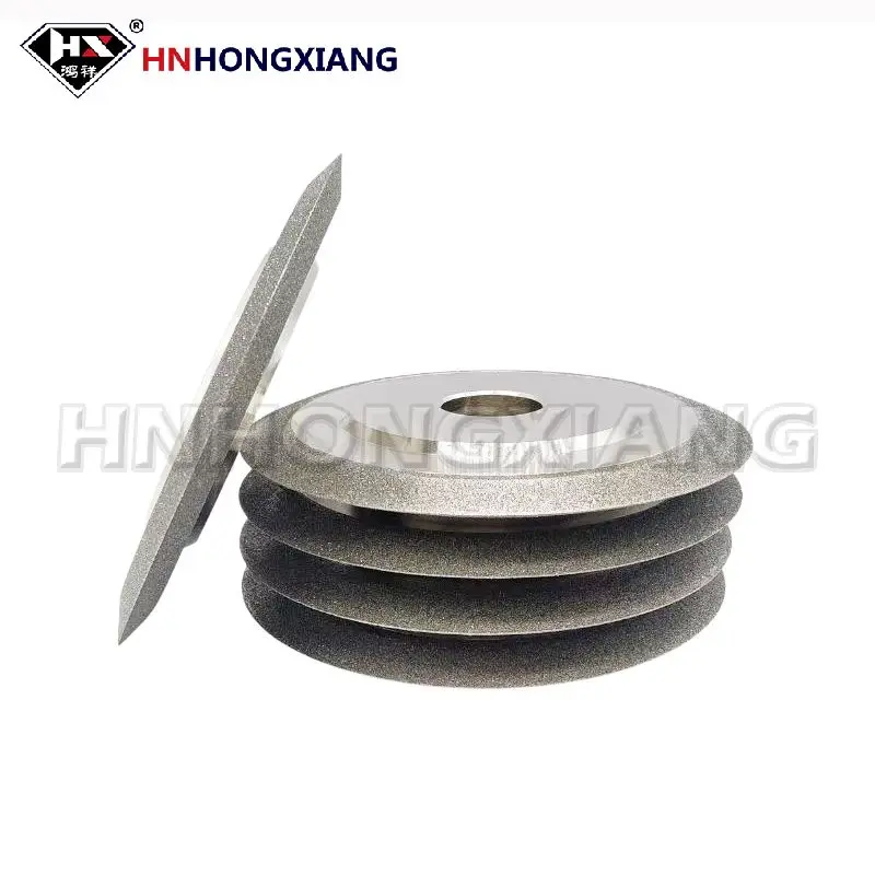 

Diamond Grinding Wheel Double Sided SDC Circl 45° 60° 90° Sharpener Disc for Carbide Metal Tungsten Steel Milling Cuting Stone