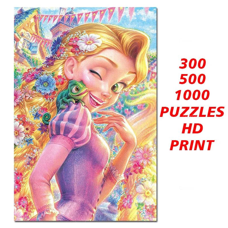Princess Rapunzel Beautiful Painting Hair Wink Disney Puzzles 300 500 1000PCS Paper Jigsaw For Girls Teens Like Room Ornament
Princess Rapunzel Beautiful Painting Hair Wink Disney Puzzles 300 500 1000PCS Paper Jigsaw For Girls Teens Like Room Ornament