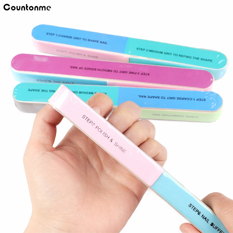 5Pcs/lot Professional Sponge Nail File For Manicure Nail Art Salon Tools 7 Sided Foam SandPaper Straight Nail Buffer Block
5Pcs/lot Professional Sponge Nail File For Manicure Nail Art Salon Tools 7 Sided Foam SandPaper Straight Nail Buffer Block