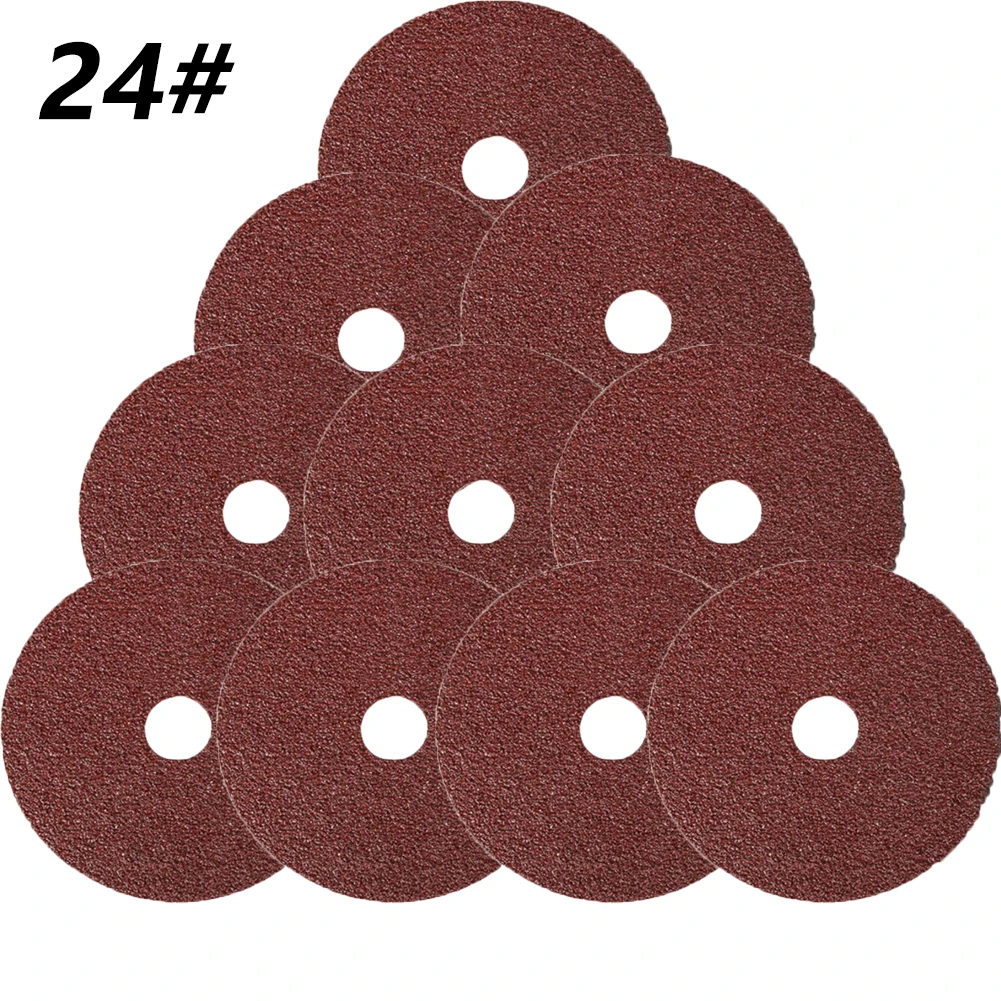 

10PCS 4 Inch Resin Fiber Grinding Sanding Discs For Angle Grinder Abrasive Tool Adhesive Sandpaper Buffing Sander Polishing Pad