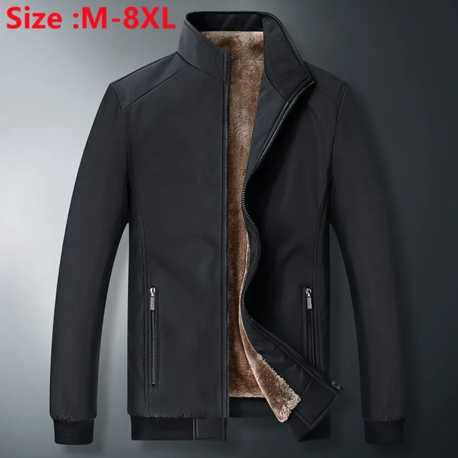 2024 Men's Thicken Warm Varsity Jacket Coat Autumn Winter Windbreaker Streetwear Fleece Jackets For Men Parkas Overcoats 8XL
2024 Men's Thicken Warm Varsity Jacket Coat Autumn Winter Windbreaker Streetwear Fleece Jackets For Men Parkas Overcoats 8XL
