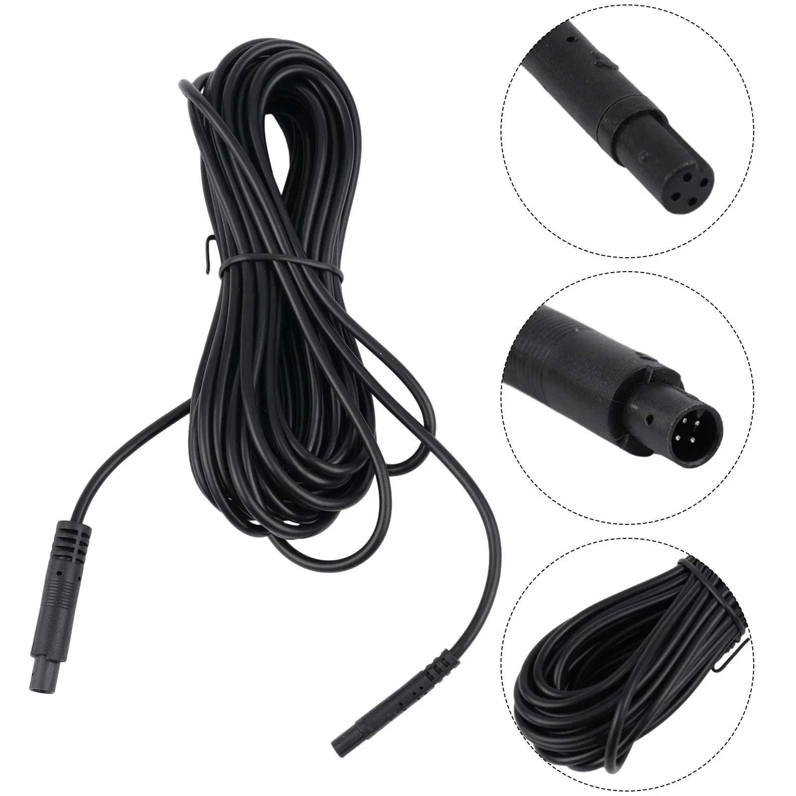 1 Pcs Dash Cam/Reverse Camera Video Car Recorder Cables Mini Parking 4-Pin 6M Black Extension Cables PVC Coating Wear-Resistants
1 Pcs Dash Cam/Reverse Camera Video Car Recorder Cables Mini Parking 4-Pin 6M Black Extension Cables PVC Coating Wear-Resistants