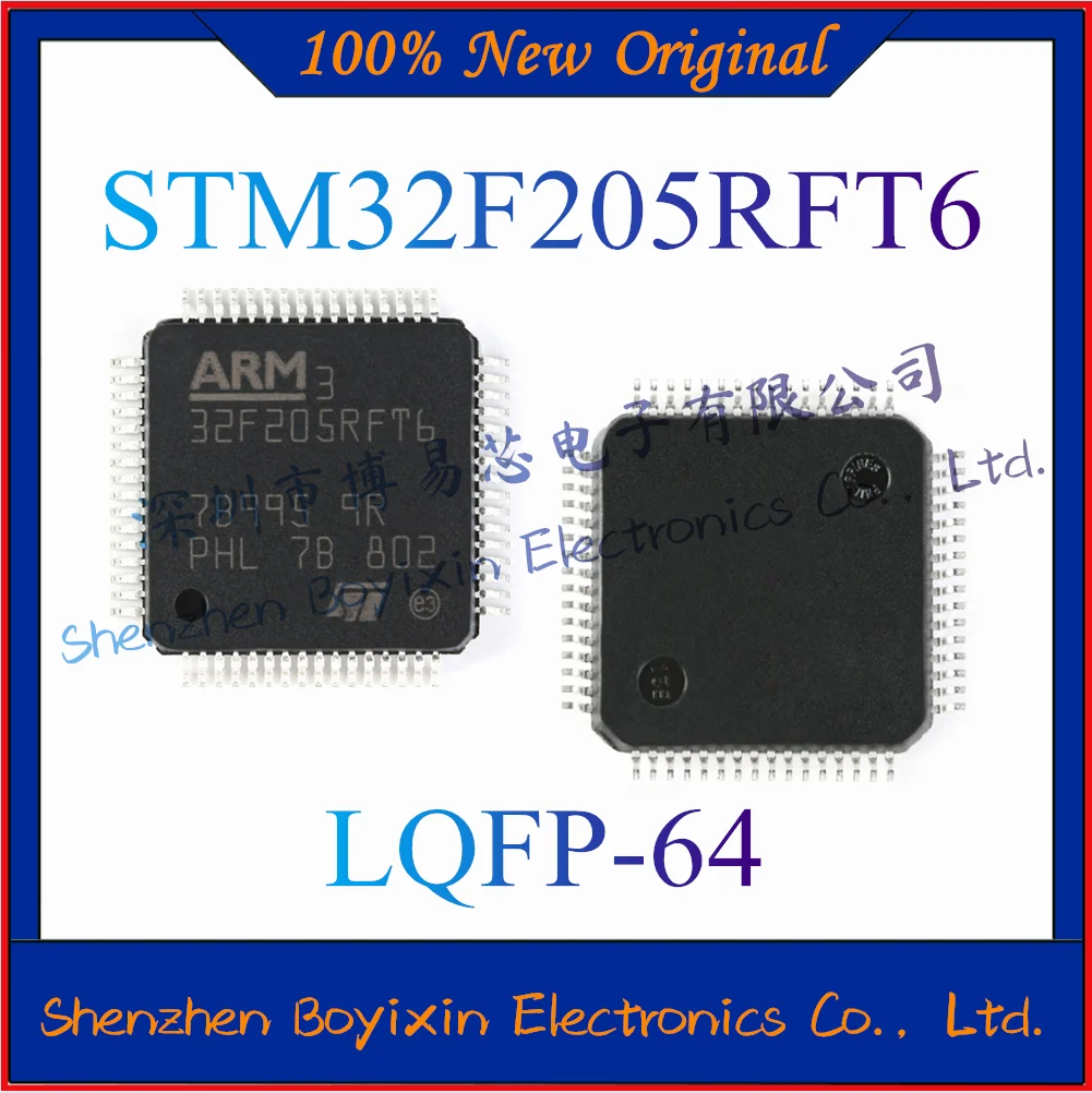 Новинка 100%, оригинальный Оригинальный оригинальный микроконтроллер STM32F205RFT6 (MCU/MPU/SOC) IC Chi
Новинка 100%, оригинальный Оригинальный оригинальный микроконтроллер STM32F205RFT6 (MCU/MPU/SOC) IC Chi