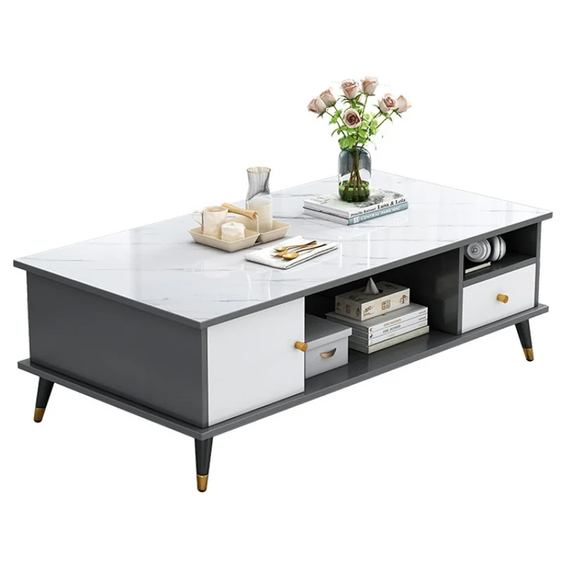 

Шкаф для чайного столика под заказ, мебель для гостиной, современный кофейный столик из орехового дерева, дизайнерский чайный столик для хранения