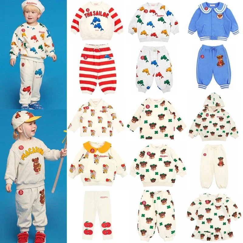 2024 New Spring Kids Clothes Korean Toddler Boys Sweatshirt Cartoon Pants Baby Girl Outfit Set Cute Tops Children Outwear
2024 New Spring Kids Clothes Korean Toddler Boys Sweatshirt Cartoon Pants Baby Girl Outfit Set Cute Tops Children Outwear