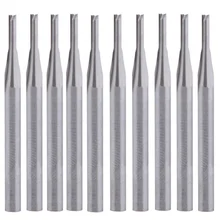 10pcs 3.175*1.5*6MM Two Straight Flute CNC Milling Cutter Carbide CNC Router Bit for Wood Engraving CNC Machine
10pcs 3.175*1.5*6MM Two Straight Flute CNC Milling Cutter Carbide CNC Router Bit for Wood Engraving CNC Machine
