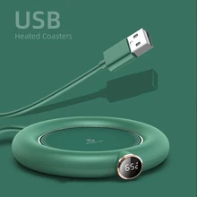 USB Heating Warm Cup Mat Constant Temperature Coaster 3 Gear Digital Display DC 5V Adjustment Timing Heater for Coffee Milk Tea
USB Heating Warm Cup Mat Constant Temperature Coaster 3 Gear Digital Display DC 5V Adjustment Timing Heater for Coffee Milk Tea