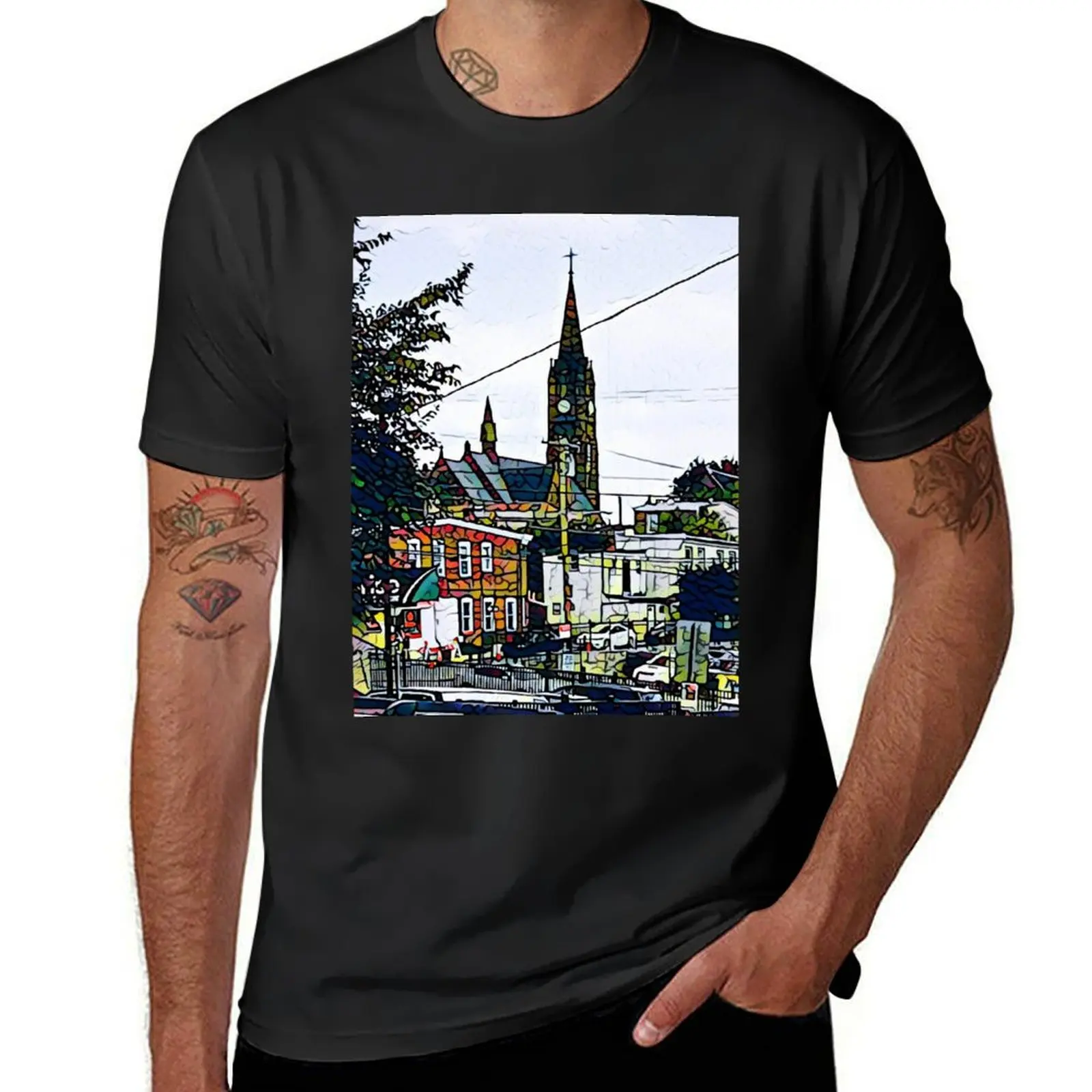 Manayunk Steeple T-Shirt quick drying animal prinfor boys clothes for men
Manayunk Steeple T-Shirt quick drying animal prinfor boys clothes for men