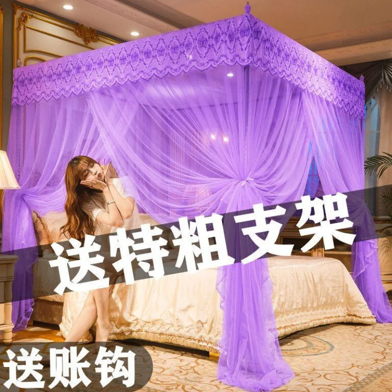 

Mosquito net Household 1.8m bed double thickened crypto Princess wind 1.5m palace triple door 1.0m bed 1.2m bed