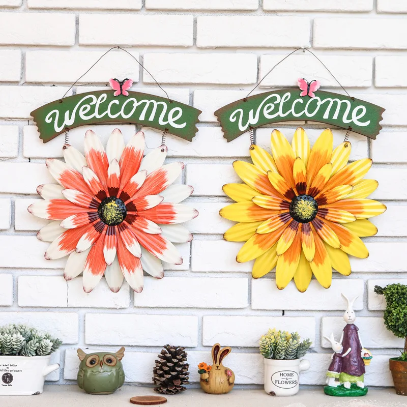 Iron Wall Hanging Butterfly Wall Decoration Gerbera Sunflower Hanging Gate Welcome Card Living Room Background Wall Decoration
Iron Wall Hanging Butterfly Wall Decoration Gerbera Sunflower Hanging Gate Welcome Card Living Room Background Wall Decoration