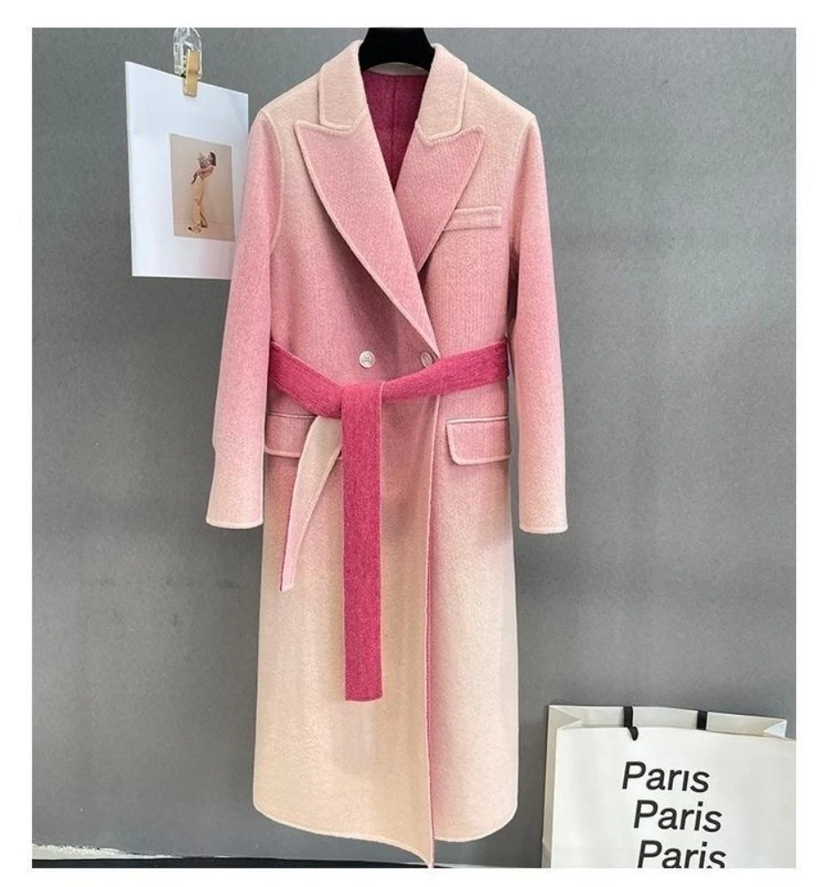 Brand New 2023 Autumn Chic Women High Quality Wool-blend Blet Overcoat Elegant Woolen Coat C378
Brand New 2023 Autumn Chic Women High Quality Wool-blend Blet Overcoat Elegant Woolen Coat C378