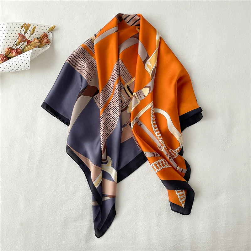 Fashion Sqaure Scarf Women Silk Feeling Lightweight Head Wraps Multifunctional Scarves for Lady
Fashion Sqaure Scarf Women Silk Feeling Lightweight Head Wraps Multifunctional Scarves for Lady