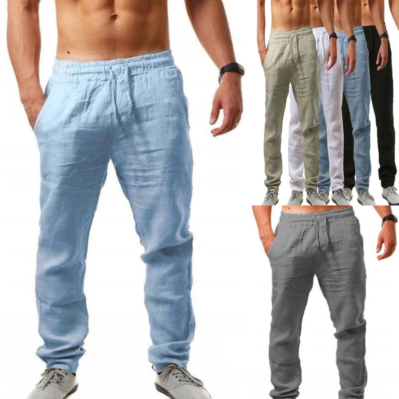 2023 new Men's Cotton Linen Pants Male Autumn New Breathable Solid Color Linen Trousers Fitness Streetwear S-3XL
2023 new Men's Cotton Linen Pants Male Autumn New Breathable Solid Color Linen Trousers Fitness Streetwear S-3XL