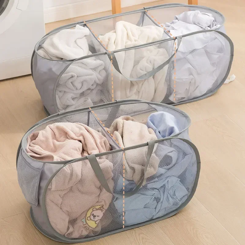 Household Basket Trousers Dirty Mesh Storage Organizer Clothes Breathable Sorter Tool Light Portable Handle Item Folding Laundry
Household Basket Trousers Dirty Mesh Storage Organizer Clothes Breathable Sorter Tool Light Portable Handle Item Folding Laundry
