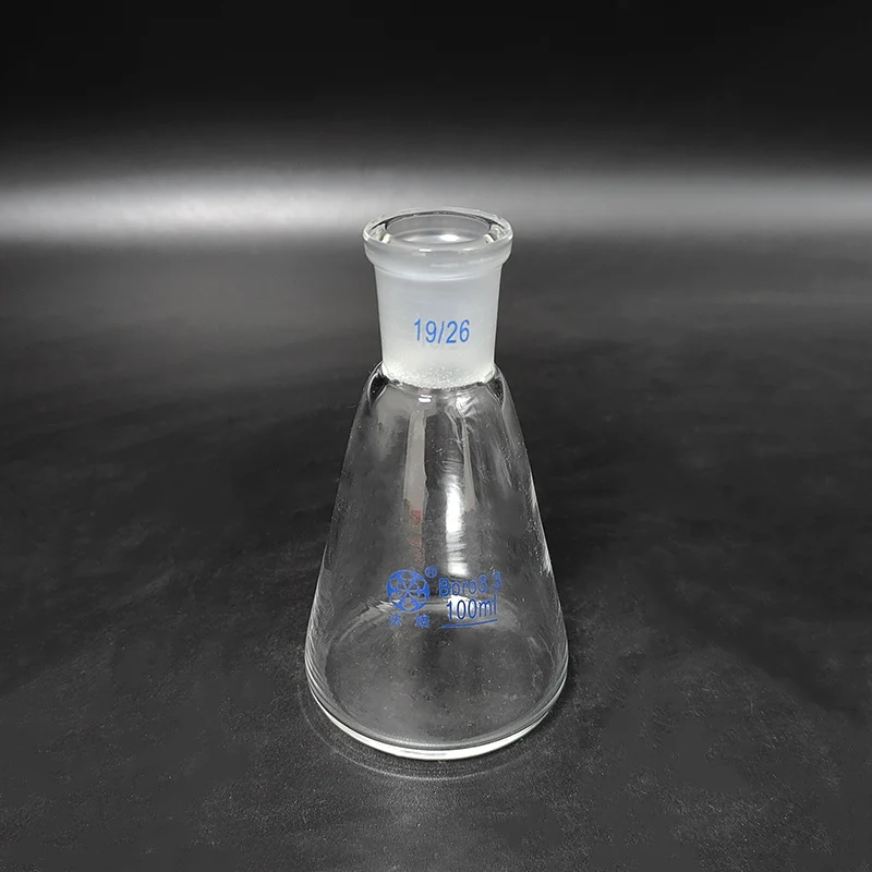 FAPE Conical flask with standard ground-in mouth,Capacity 100mL,joint 19/26,Erlenmeyer flask with standard ground mouth
FAPE Conical flask with standard ground-in mouth,Capacity 100mL,joint 19/26,Erlenmeyer flask with standard ground mouth