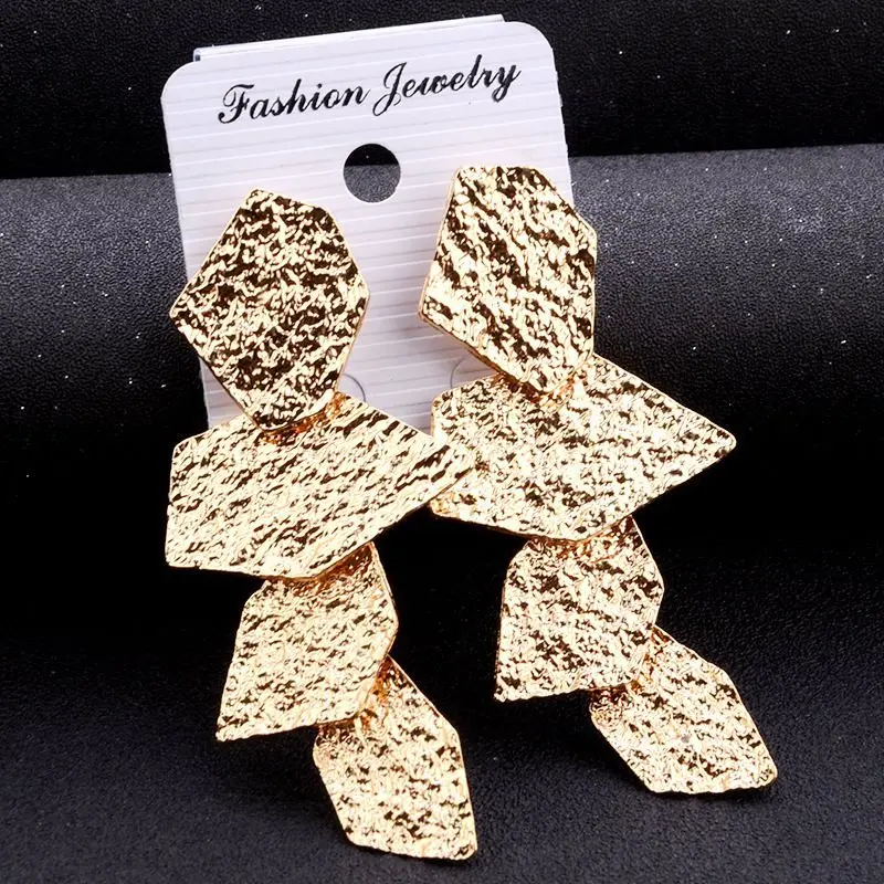 Exaggerated Irregular Geometric Drop Earrings for Women European Golden Silver Color Metal Long Dangle Earring Statement Jewelry 3 Mallzona S788c3554fbbf401c8da9f5eca7a40c06O Exaggerated Irregular Geometric Drop Earrings for Women European Golden Silver Color Metal Long Dangle Earring Statement Jewelry Mallzona