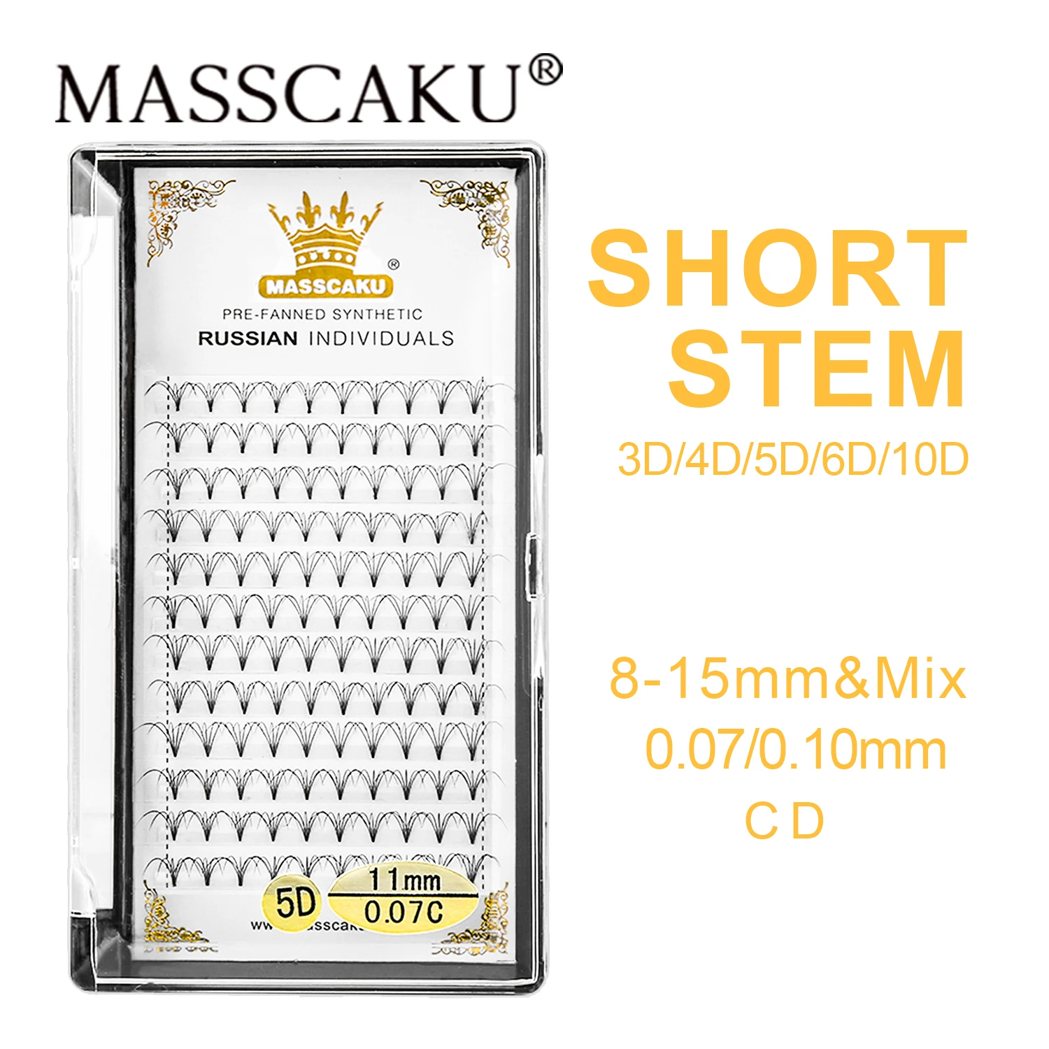 Wholesale 12 Rows 3D 4D 5D 6D 10D Premade Russian Volume Fans Eyelashes Natural Short Stem Lash Eyelash Extensions
Wholesale 12 Rows 3D 4D 5D 6D 10D Premade Russian Volume Fans Eyelashes Natural Short Stem Lash Eyelash Extensions