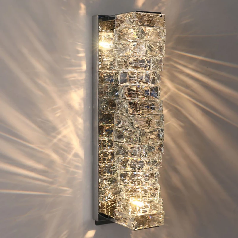 Led Interior Wall Light Crystal K9 3 Color Temperature Chrome Gold Wall Lamp Dressing Table Stylish Art Decorative Wall Sconce
Led Interior Wall Light Crystal K9 3 Color Temperature Chrome Gold Wall Lamp Dressing Table Stylish Art Decorative Wall Sconce