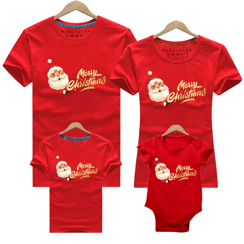 Christmas Family Matching Outfits Father Mother Baby Cartoon Print T-shirt Adults Kid Tops Baby Romper Mom And Me Clothes
Christmas Family Matching Outfits Father Mother Baby Cartoon Print T-shirt Adults Kid Tops Baby Romper Mom And Me Clothes