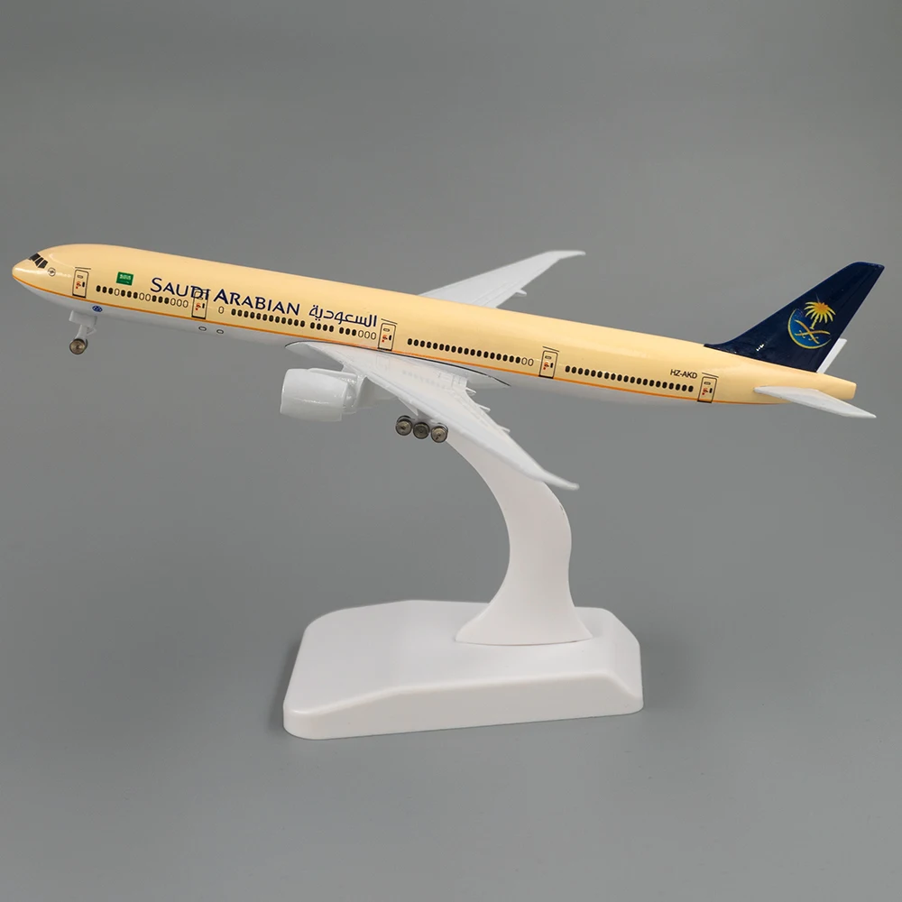 19cm Aircraft Boeing 777 Saudi Arabian Airlines Alloy Plane B777 with Wheel Model Toys Children Kids Gift for Collection
19cm Aircraft Boeing 777 Saudi Arabian Airlines Alloy Plane B777 with Wheel Model Toys Children Kids Gift for Collection