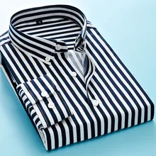 New Striped Shirts for Men Long Sleeve Fashion Dress Business Shirts Long Sleeve Plus Size Men Shirts Camisas Para Hombre 2022 
New Striped Shirts for Men Long Sleeve Fashion Dress Business Shirts Long Sleeve Plus Size Men Shirts Camisas Para Hombre 2022