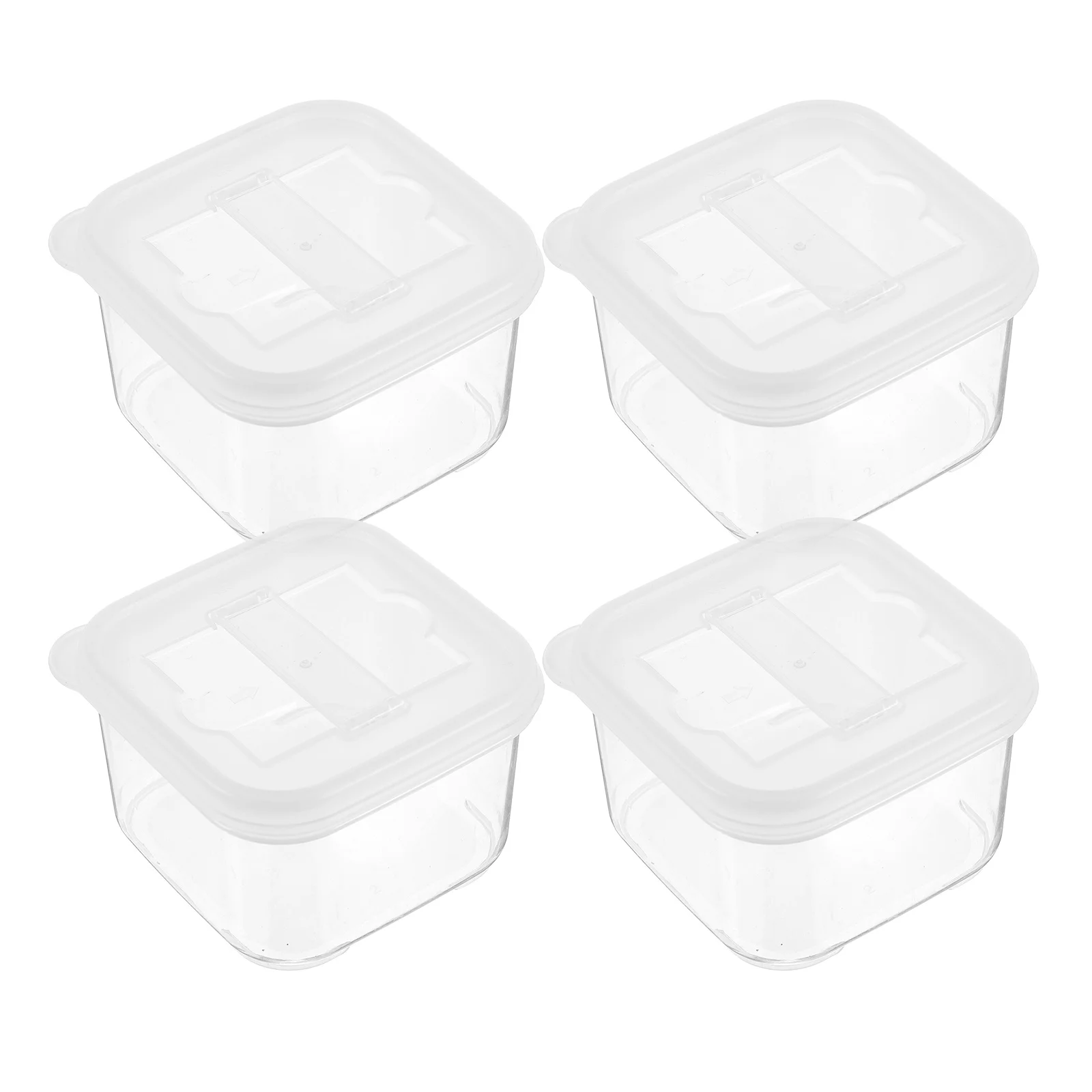 4pcs Mini Containers Mini Fridge Food Containers Lab Sampling Container Dressing Containers 250ml
4pcs Mini Containers Mini Fridge Food Containers Lab Sampling Container Dressing Containers 250ml