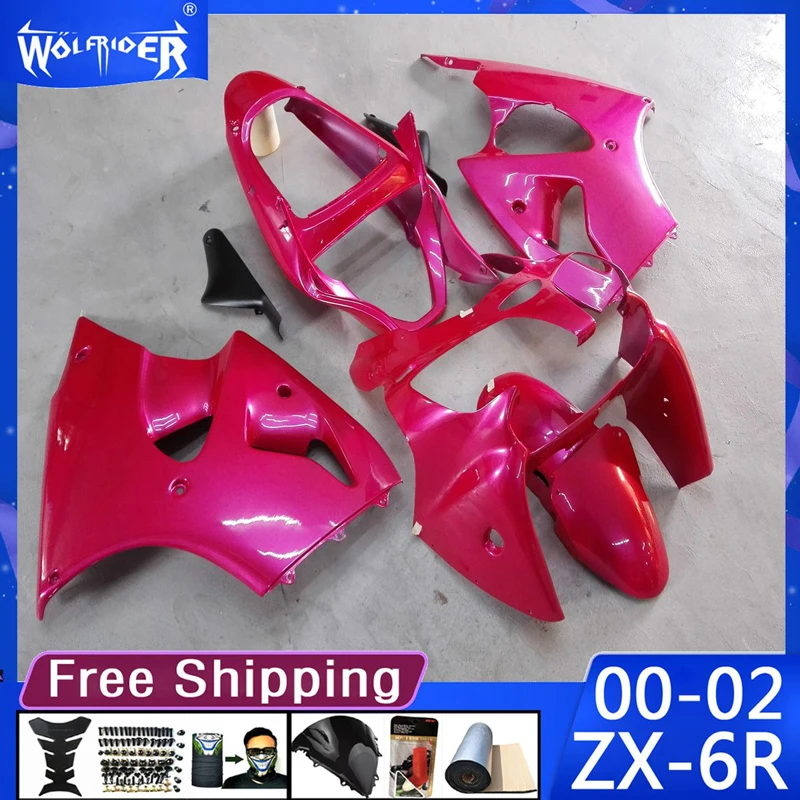 Motorcycle ABS plastic fairings Body Kit for ZX6R 00 01 02 ZX-6R 2000-2002 Motorbike Purple fairing Manufacturer Customize cover
Motorcycle ABS plastic fairings Body Kit for ZX6R 00 01 02 ZX-6R 2000-2002 Motorbike Purple fairing Manufacturer Customize cover