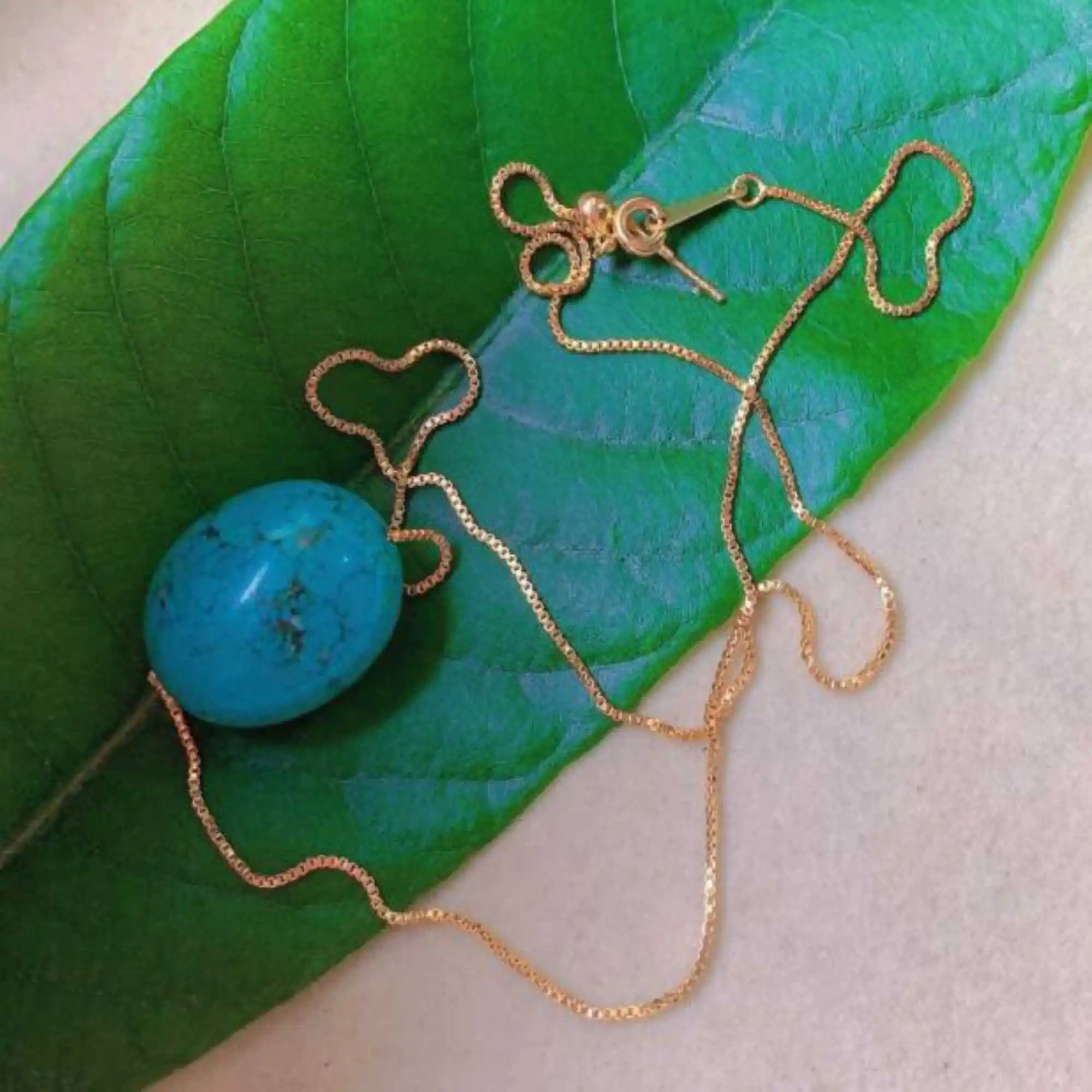 Natural egg shape turquoise pendant 18K gold necklace Women Keychain Gold Gifts Choker Charm Necklace Charms Unisex Dragon Beads
Natural egg shape turquoise pendant 18K gold necklace Women Keychain Gold Gifts Choker Charm Necklace Charms Unisex Dragon Beads