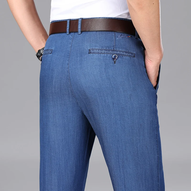 Brand Business Men'S Jeans Straight Slim Blue Jeans For Men 2023 Autumn New Temperament Trendy Office Worker Baggy Pants
Brand Business Men'S Jeans Straight Slim Blue Jeans For Men 2023 Autumn New Temperament Trendy Office Worker Baggy Pants