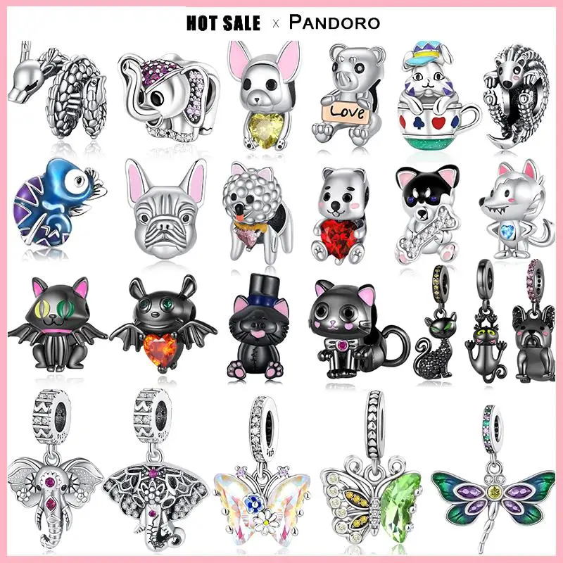 Fit Pandora Original Bracelet 925 Silver Diamond Butterfly Animal Beaded Pendant Diy Prata Jewelry Cat And Dog Animal Series
Fit Pandora Original Bracelet 925 Silver Diamond Butterfly Animal Beaded Pendant Diy Prata Jewelry Cat And Dog Animal Series