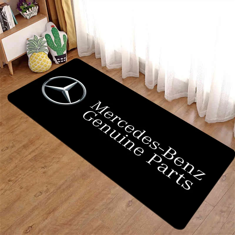 

Mercedes-Benzs Kitchen Rug Entrance Doormat Decor Living Room Carpet Home Bedroom Bedside Hallway Floor Bathroom Anti-Slip Mats